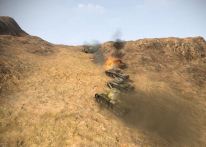 KV-3, T-43, and Cromwell working together
