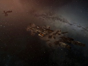 Archon Wreck with Asher Elias flying past